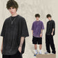 👕 Playera para Hombre Estilo Americano – Lavado Vintage, Corte Holgado Oversize, Antidesvanecimiento, Tallas M-3XL, Multicolor