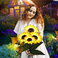 ☀️ Luces solares impermeables de girasol – Pétalos realistas, impermeabilizantes IP65 y resplandor ☀️🌻 automático 8–12 horas
