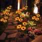 ☀️ Luces solares impermeables de girasol – Pétalos realistas, impermeabilizantes IP65 y resplandor ☀️🌻 automático 8–12 horas
