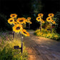 ☀️ Luces solares impermeables de girasol – Pétalos realistas, impermeabilizantes IP65 y resplandor ☀️🌻 automático 8–12 horas