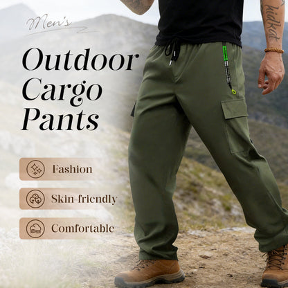 Pantalones cargo para hombre con múltiples bolsillos
