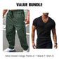 Pantalones cargo para hombre con múltiples bolsillos