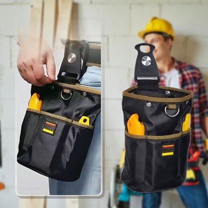 ¡Organiza tus herramientas con rapidez y seguridad: una bolsa que se adapta a tu cinturón, resiste el trabajo duro y mantiene todo a mano! 📌