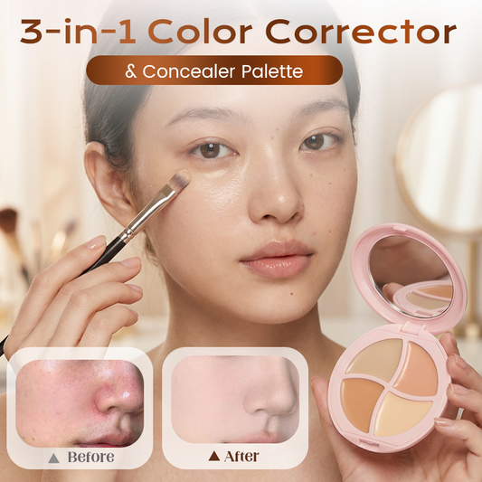 Paleta de correctores y correctores de color 3 en 1