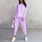 💕VENTA CALIENTE 2026💕Mujeres Conjunto de sudaderas y pantalones de dobladillo de manga larga