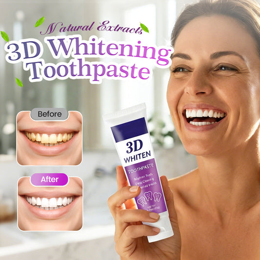 Pasta de dientes blanqueadora 3D con extractos naturale