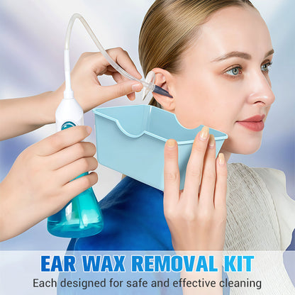 👂Kit de eliminación de cera para oídos: seguro y suave, cuchara de silicona reutilizable, fácil de usar, eficaz e higiénica para la limpieza de oídos ✨