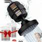 ¿Piel seca y cabello opaco? 20 etapas de filtración lo cambian todo. 🚿💧5 patrones de rociado: lluvia, masaje, niebla... elige tu experiencia spa. 🌧️