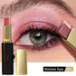 Lápiz de sombra de ojos bicolor de brillo instantáne