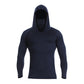 Sudadera con capucha ligera de secado rápido y protección UV para hombr