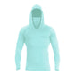 Sudadera con capucha ligera de secado rápido y protección UV para hombr
