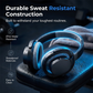 Auriculares deportivos Bluetooth transpirables supraaurales