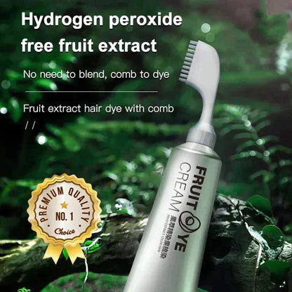 Peine para teñir el cabello con esencia de frutas