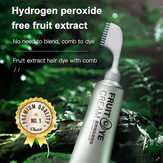 Peine para teñir el cabello con esencia de frutas