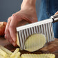Cuchillo de acero inoxidable con corte ondulad