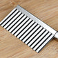 Cuchillo de acero inoxidable con corte ondulad