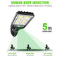 Farola solar con sensor de movimiento humano