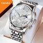 Reloj de cuarzo multifunción informal y de moda para hombre