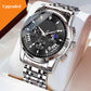 Reloj de cuarzo multifunción informal y de moda para hombre