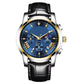 Reloj de cuarzo multifunción informal y de moda para hombre