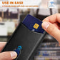 Cartera delgada plegable para hombre con bloqueo RFID.