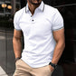 Business casual temperamento de los hombres de manga corta