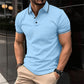 Business casual temperamento de los hombres de manga corta