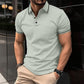 Business casual temperamento de los hombres de manga corta