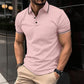 Business casual temperamento de los hombres de manga corta