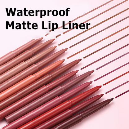 Set de delineadores de labios mate resistentes al agua