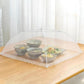 Protector de alimentos plegable de malla
