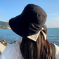 ¡50% DE DESCUENTO! Mujeres Bowknot ancho borde sombrero protector del sol