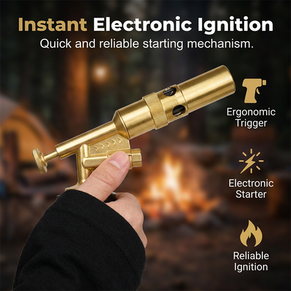 🧑‍🍳🔥 Antorcha de Butano Portátil – ¡Cientos de usos! Antorcha de butano invertible para cocina, camping y profesionales 💪
