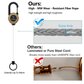 Talla💥ÚLTIMO DÍA DE OFERTA: 50 % DE DESCUENTO💥🏆Llavero con mosquetón retráctil 🎣 – Cable de acero de 65 cm, carrete para tarjetas de identificación de alta resistencia, herramienta EDC ligera para llaves, documentos de identidad y uso al aire libr