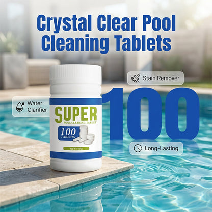 Pastillas de limpieza para piscinas de acción múltipl