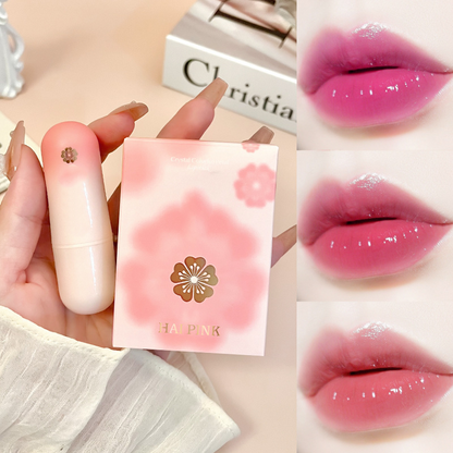 Lápiz labial transparente de gelatina con color de cambio de temperatura
