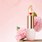Lápiz labial transparente de gelatina con color de cambio de temperatura