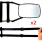 Retrovisor lateral ajustable y extensible para remolque