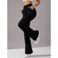 🧘 ¡50% DE DESCUENTO AHORA! 🦵 Pantalones de yoga elásticos para mujer con botas – favorecedores, de cintura alta, ultra flexibles y bolsillos laterales – para estudio o calle 👖