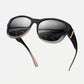 Gafas de sol de mujer con montura grande para usar sobre gafas graduadas