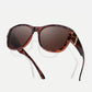 Gafas de sol de mujer con montura grande para usar sobre gafas graduadas