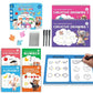 Cuaderno de caligrafía reutilizable con surcos para niños