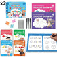 Cuaderno de caligrafía reutilizable con surcos para niños