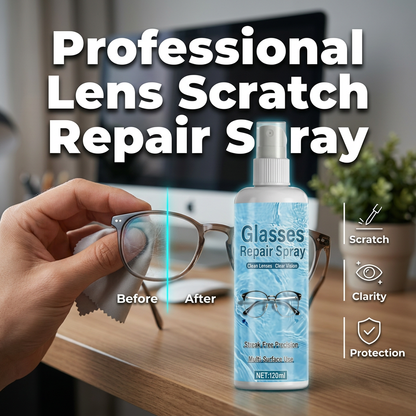 🔍✨ Spray Profesional Reparador de Rasgos para Lentes | Elimina Rayas al Instante 💫