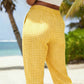 Pantalones capri de cuadros para mujer, ideales para el verano