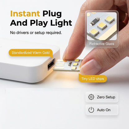 Mini luz nocturna LED USB portátil
