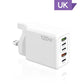 Cargador Rápido de 120W con 5 Puertos