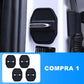 Cubiertas Protectoras de Silicón para Cerradura de Puerta de Auto