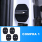 Cubiertas Protectoras de Silicón para Cerradura de Puerta de Auto