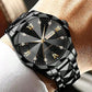 Relojes analógicos de cuarzo de lujo para hombre, resistentes al agua.
